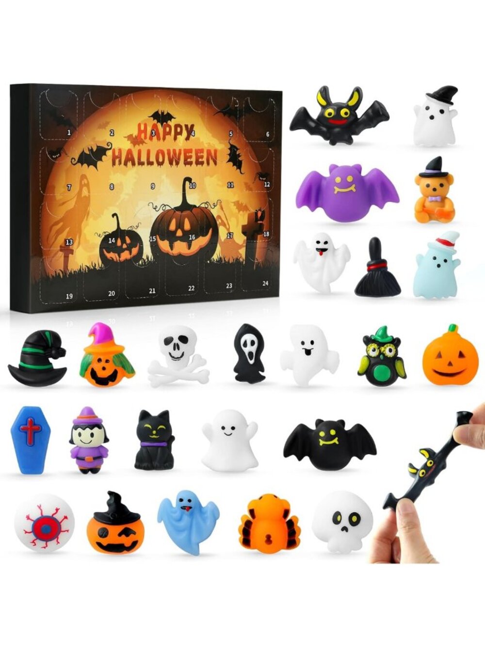 Squishy Halloween Advent Calendar 2026 for Kids - Fun Holiday Countdown!
